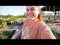 Planting lots of seeds (an evening in the garden) | VLOG