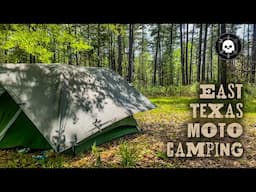 Stormy Weather in East Texas - Morel Mushroom Hunting - Free Moto-Camping