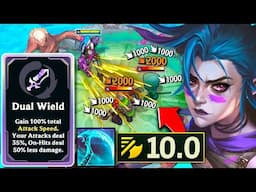 Jinx, but I have 10.0 Attack Speed and Delete you with True Damage