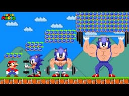 Super Mario Bros., Sonic GROWS into the STRONGEST EVER with 999 Seed Power-Ups!