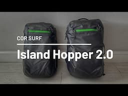 Cor Surf Island Hopper 2.0 (28 & 34L) Backpack Review - Lightweight Carry On Travel Packs