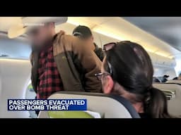 Passengers evacuated from Alaska Airlines flight over bomb threat
