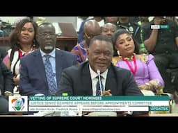 Justice Dzamefe Calls for AI Solutions in Legal Framework: Vetting Proceedings | Channel One News