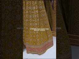 Yellow Anarkali dress by #hmdesignerstudio #anarkali #dresses