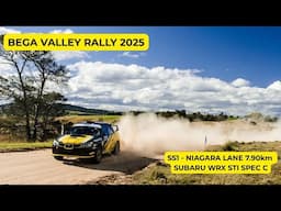 Bega Valley Rally 2025 - SS1 Niagara Lane - Subaru WRX 4WD