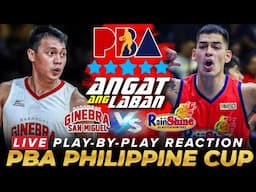 🔴BRGY GINEBRA VS RAIN OR SHINE │ 2025 PBA PHILIPPINE CUP Play-by-Play Reaction & Scoreboard