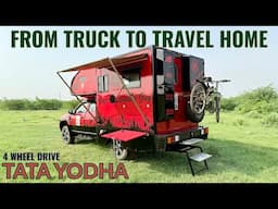 Tata Yodha 4x4 Caravan Conversion First Look | Rugged Off-Road Camper Van | Motorhome Adventures