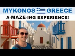 Lost in the labyrinth of MYKONOS, Greece - No map, no plan!