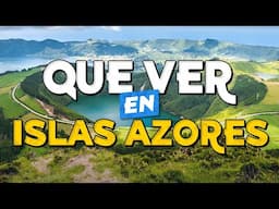 🧳️ TOP 10 Que Ver en ISLAS AZORES ✈️ Guía Turística Que Hacer en Azores