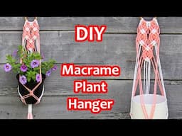 Macrame Plant Hanger New Design | DIY Macrame Plant Hanger Tutorial | Макраме Кашпо для Цветов !