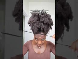 I can’t believe someone really said this! 😂 but this will forever be my comfort hairstyle! #4chair
