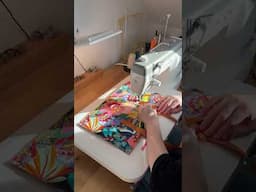 Making A Duffle Bag with Beautiful Fabric #dufflebagpattern  #bagsewingtutorial