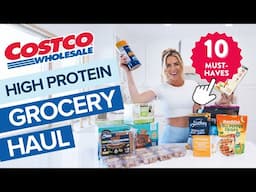 top 10 high protein COSTCO finds this month | healthy grocery haul