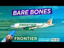 America's WORST Airline? · FRONTIER AIRLINES A320 Economy  🇺🇸 Phoenix to Denver《 The US Series 》
