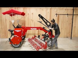 How Fast Can You Change Tools on this Electric Cultivation Tractor? (Spoiler: Very Fast)