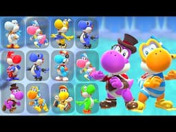 Mario Kart World - All Yoshi Characters
