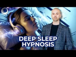 Deep Sleep Hypnosis (Strong) For Deep Sleep Tonight | Black Screen Guided Meditation