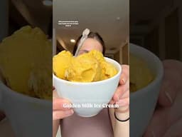 Golden milk ice cream  #vegandessert #icecream #ninjacreamirecipes #autoimmunedisease #healthy ￼