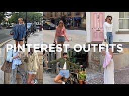 recreating cool girl pinterest outfits (spring/summer outfit inspo 2025)
