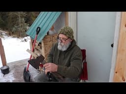 A few odd chores at the cabin