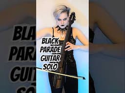 Black Parade Guitar Solo on Electric Cello