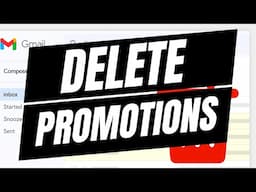 How To Delete All Promotions In Gmail All At Once