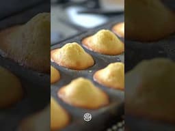 French Madeleine Cookies #shorts #cookies #youtubeshorts #food #love