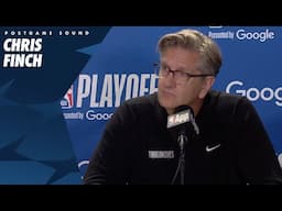 “Our Guys Fought." | Chris Finch Playoff Game 5 Postgame Sound | 04.30.25