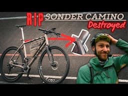 The end of my SONDER CAMINO TITANIUM Gravel bike
