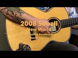 Dream Guitars - 2008 Sobell New World, Brazilian Rosewood & German Spruce #guitardemo #acoustic