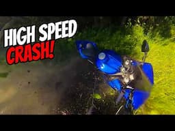 INTENSE Motorcycle Moments & High Speed CRASHES