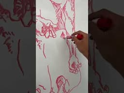 Secretly Drawing on My Classroom's Whiteboard