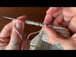 Knitting an Applied Button Band