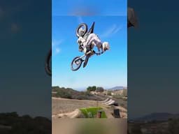 My First Backflip! (IT HURT) #moto #dirtbike