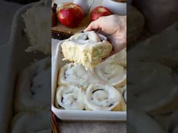 Apple Pie Cinnamon Rolls 🍎 (check out description for more info!)