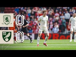 EXTENDED HIGHLIGHTS | Middlesbrough 0-0 Norwich City