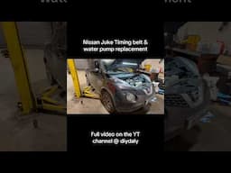 Nissan Juke 1.5 DCI timing belt and water pump replacement.. full video on the channel.. link below