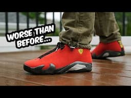 Air Jordan 14 Ferrari 2025 REVIEW & On Feet