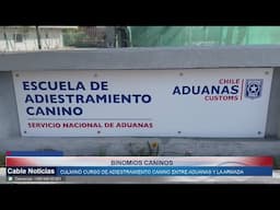 30 ABR 2025 Binomios caninos de la Armada finalizaron curso con Aduanas para reforzar seguridad