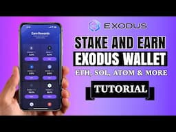 Stake and Earn on Exodus Wallet! | How to Stake ATOM, SOL, ETH & More | Tutorial