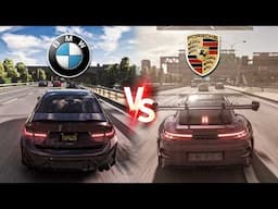 BMW m340i VS Porsche 911 GT3 RS🔥