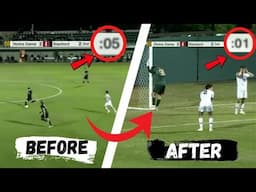 Soccer's First Half Field Buzzer Beater