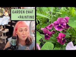 Painting a Peaceful Farm LIVE 🎨  & Flower Garden Chat 🌼 Come Hang Out!