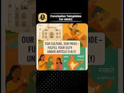 Readymade Conclusion Templates For Ancient Medieval Art And Culture Questions For UPSC CSE Mains.
