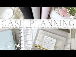Budget With Me $467 Weekly Cash Planning & Happy Mail | Cash Envelope System | Sinking Funds Savings
