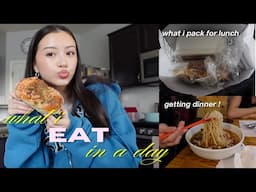 WHAT I EAT IN A DAY 🍽️ 2025 || school day