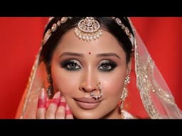 Quick & Easy Bridal Eye Makeup Tutorial @pkmakeupstudio