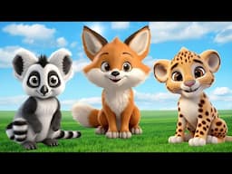 Happy Animal Moment Around Us: Fox, Cheetah, Bear, Elephant,... - Familiar Animal Sounds