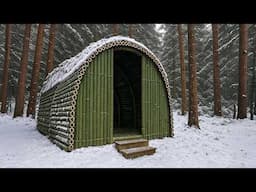 Man Creates Eco Bamboo House in Untamed Forest 2025
