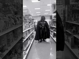 Darth vader shopping at target
